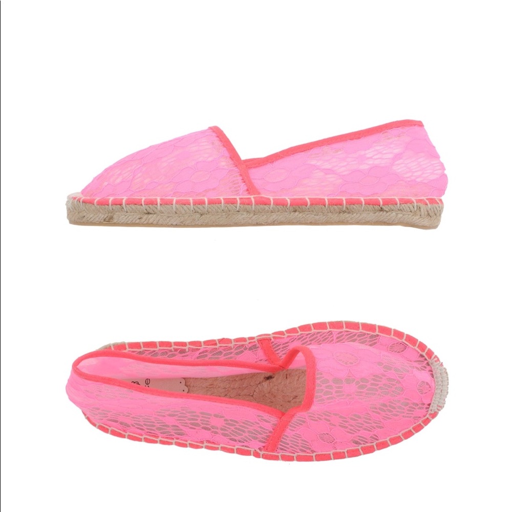 Flats Hot Pink Espadrilles Size 9